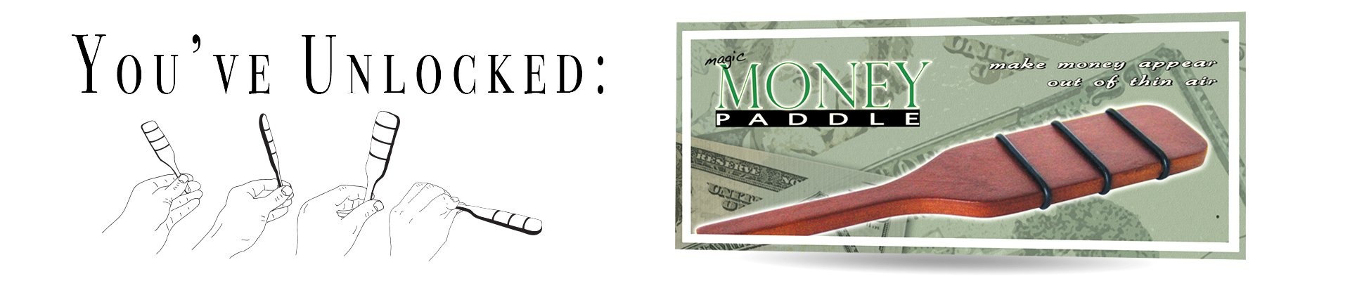 Money Paddle by Magic Makers