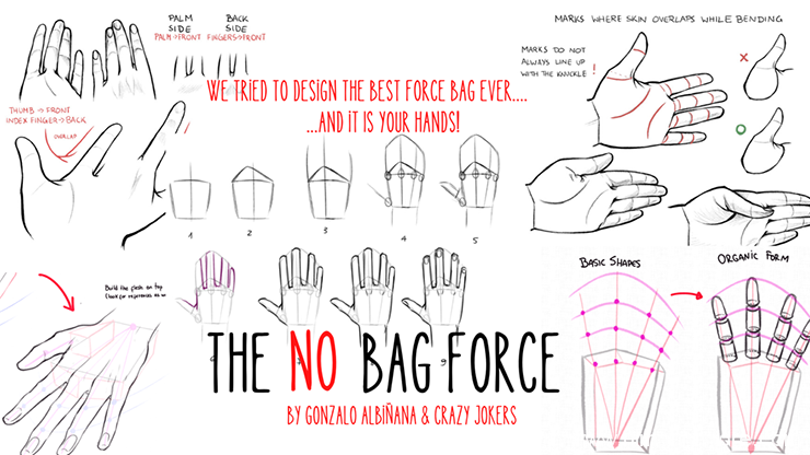NO BAG FORCE by Gonzalo Albiñana and Crazy Jokers (Gimmick Not Included)