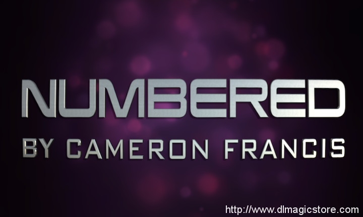 NUMBERED by Cameron Francis (Instant Download)