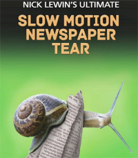 Nick Lewin – Ultimate Slow Motion Newspaper Tear