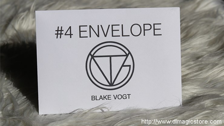 Number 4 Envelope by Blake Vogt (Gimmick Not Included)