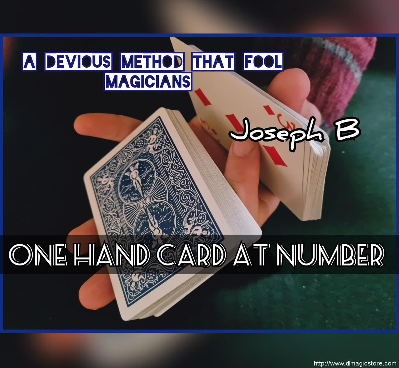 ONE HAND CARD AT NUMBER by Joseph B (Instant Download)