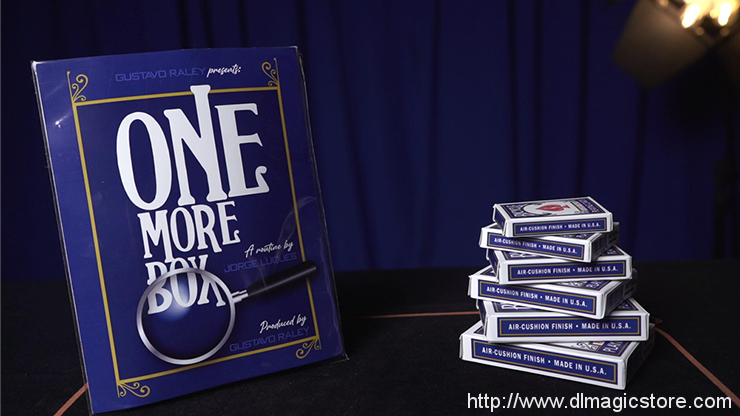 ONE MORE BOX BLUE by Gustavo Raley (Gimmicks Not Included)