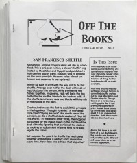 Off The Books by Karl Fulves