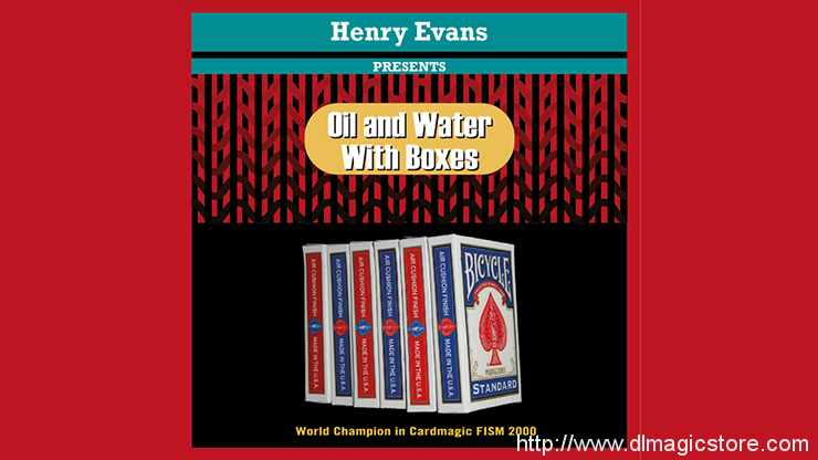Oil And Water Boxes By Henry Evans (Gimmicks Not Included)
