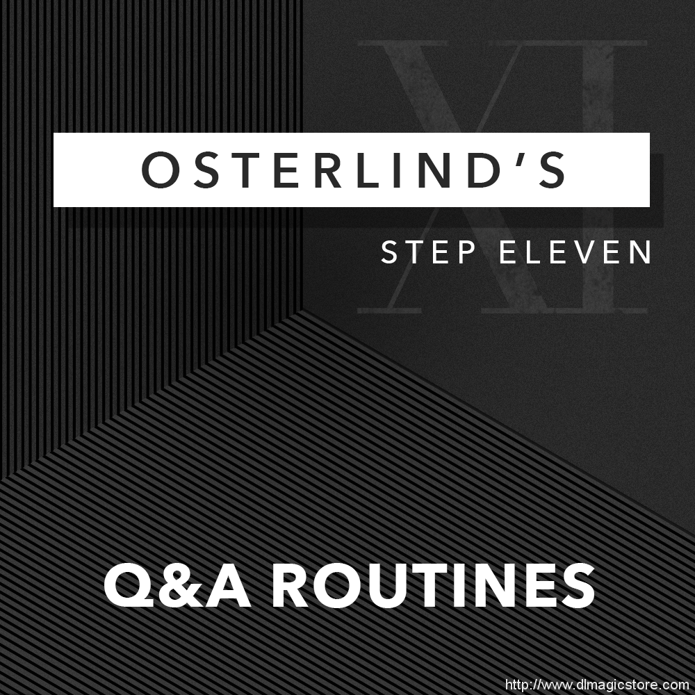 Osterlinds 13 Steps Step 11 Q&A Routines by Richard Osterlind
