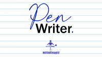 Pen Writer by Vernet Magic (Gimmick Not Included)
