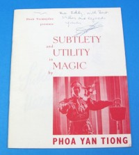 Phoa Yan Tiong – Subtlety and Utility in Magic
