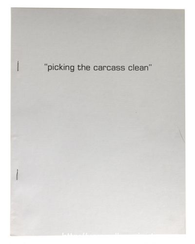 Picking the Carcass Clean by Bill Goodwin