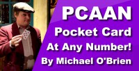 Pocket Card at Any Number by Michael O’Brien