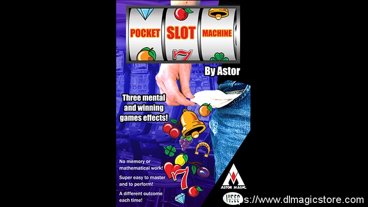 Pocket Slot Machine by Astor (Gimmick Not Included)