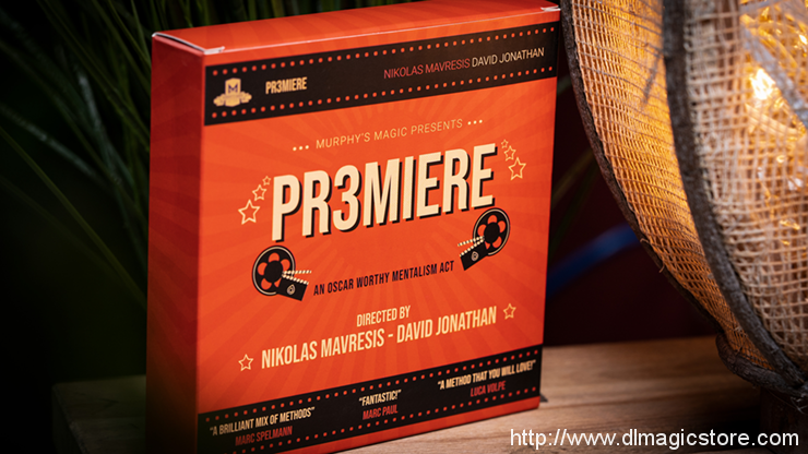 Pr3miere by Nikolas Mavresis and David Jonathan (Gimmicks Not Included)