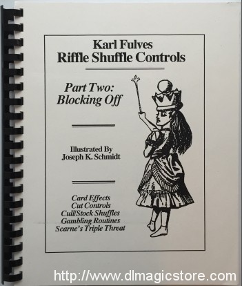 Riffle Shuffle Controls part 2 Blocking Off