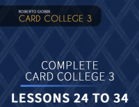 Roberto Giobbi – The Complete Card College 3 Personal Instruction (2022)