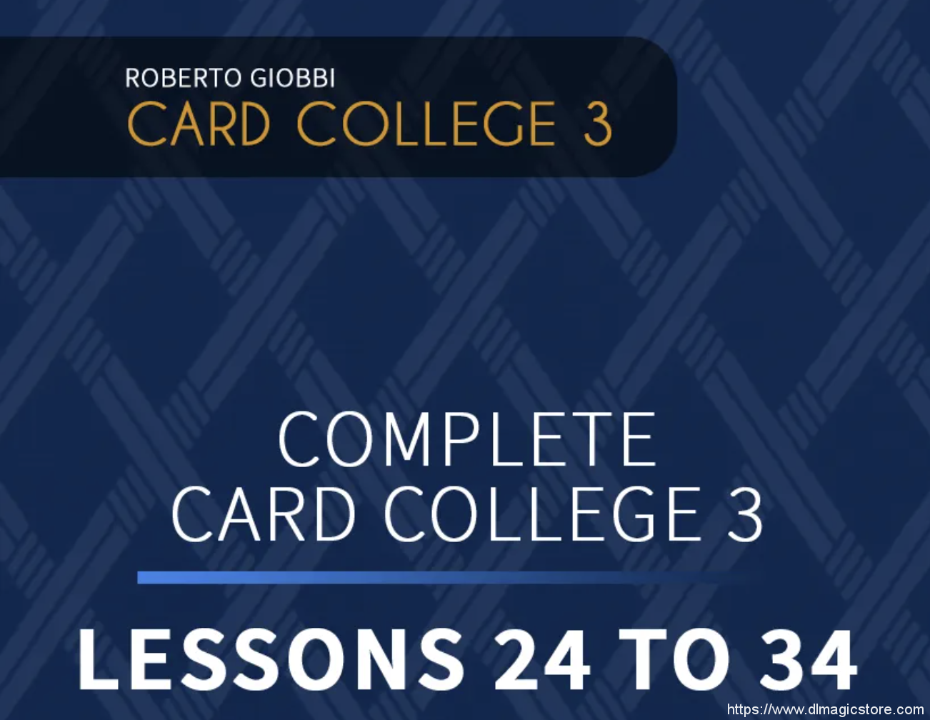 Roberto Giobbi – The Complete Card College 3 Personal Instruction (2022)