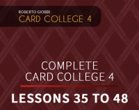 Roberto Giobbi – The Complete Card College 4 Personal Instruction (2022)