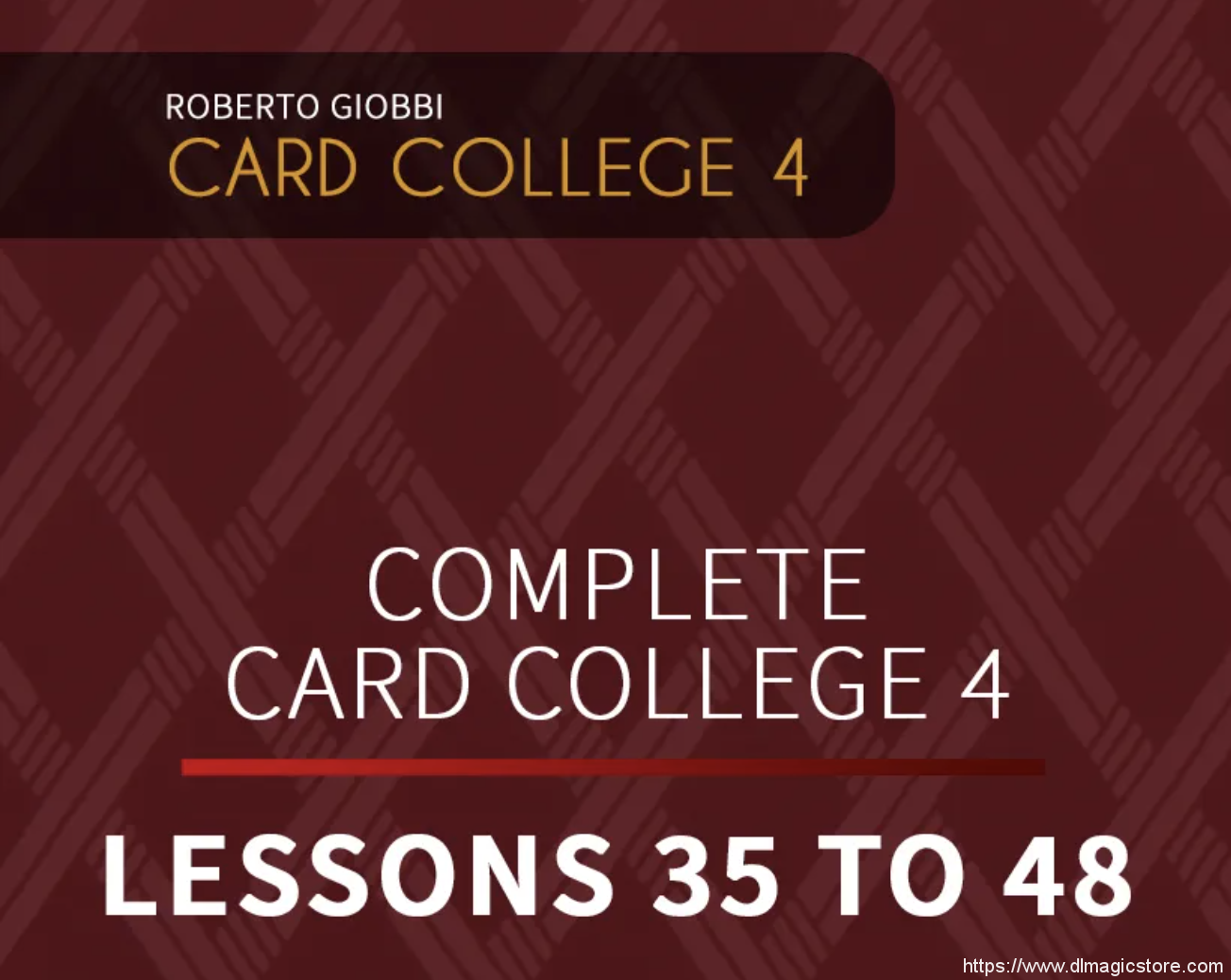 Roberto Giobbi – The Complete Card College 4 Personal Instruction (2022)