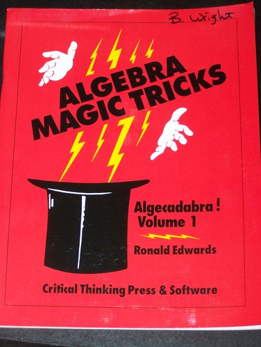 Ronald Edwards – Algecadabra Vol.1 Algebra Magic Tricks