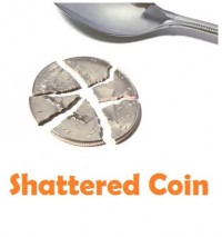 Shattered Coin by SEO Magic (Gimmick Not Included)