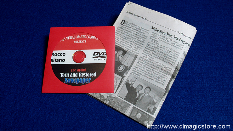 Slydini Newspaper Tear by Rocco Silano