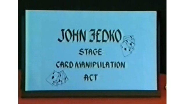 Stage Card Manipulation Act by John Fedko