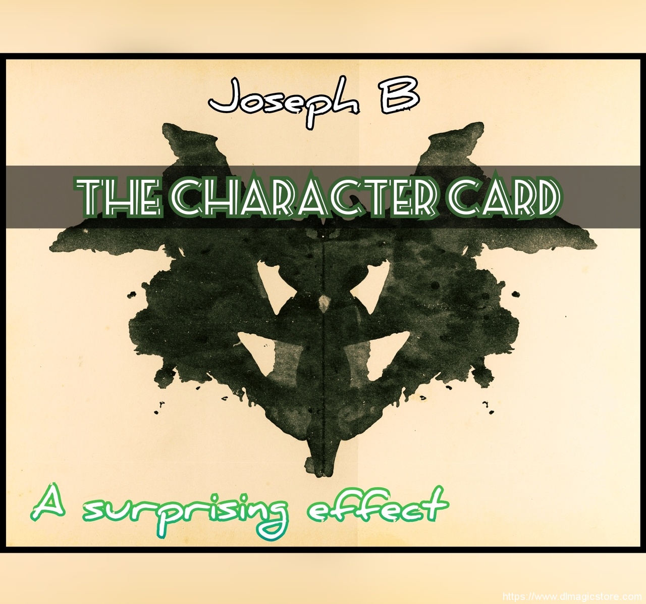 THE CHARACTER CARD by Joseph B (Instant Download)