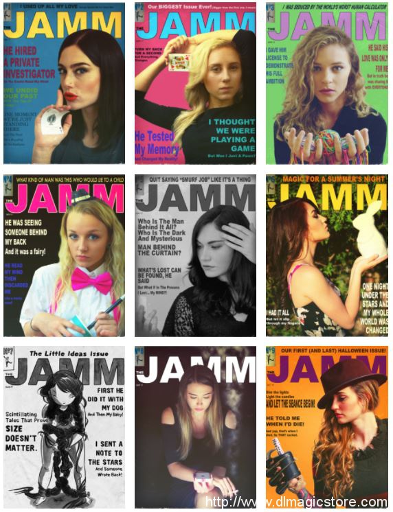 The JAMM Monthly Magic Magazine by THE JERX #1-12 (All 12 Issues)