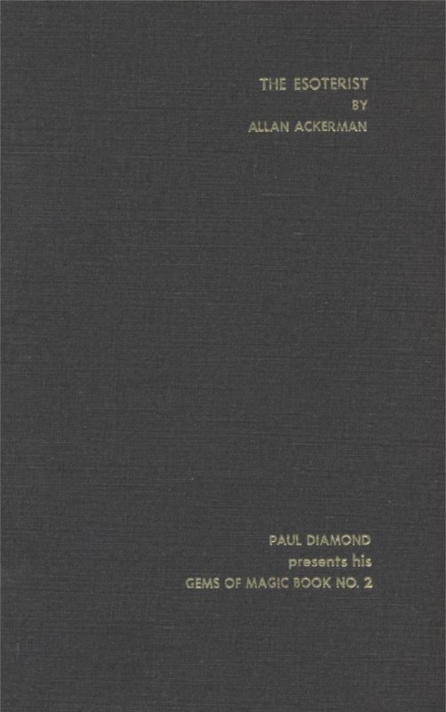 The Esoterist by Allan Ackerman