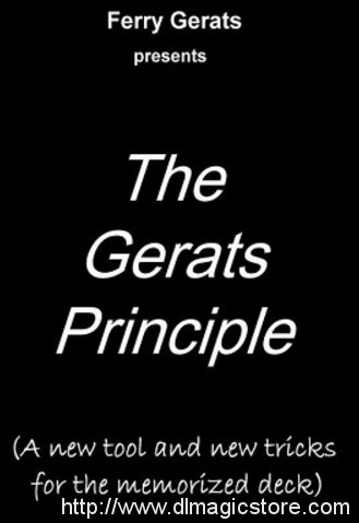 The Gerats Principle by Ferry Gerats