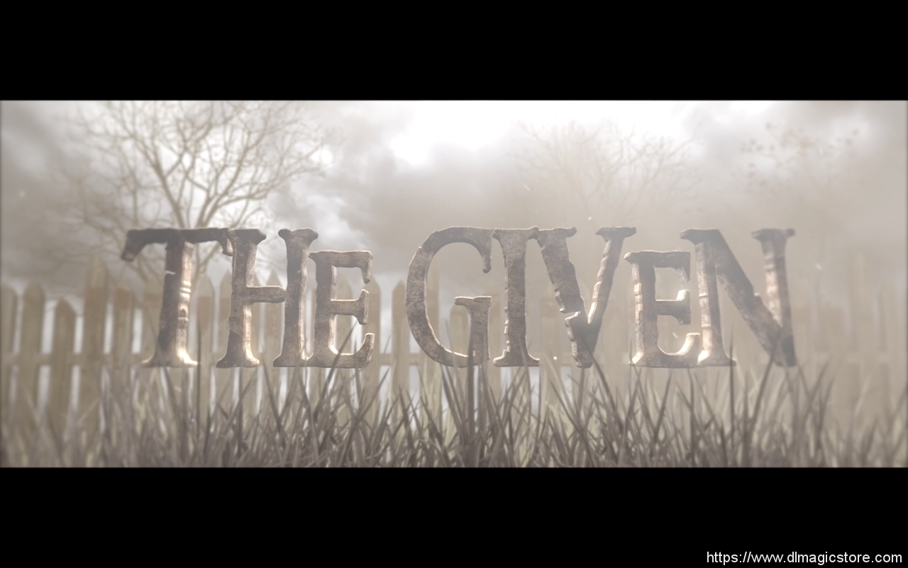 The Given by Jamie Daws (Instant Download)