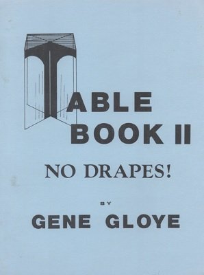 The Table Book II By Gene Gloye