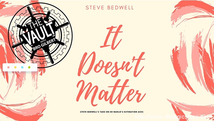 The Vault – It Doesn’t Matter by Steve Bedwell