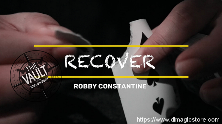 The Vault – Recover By Robby Constantine Video DOWNLOAD