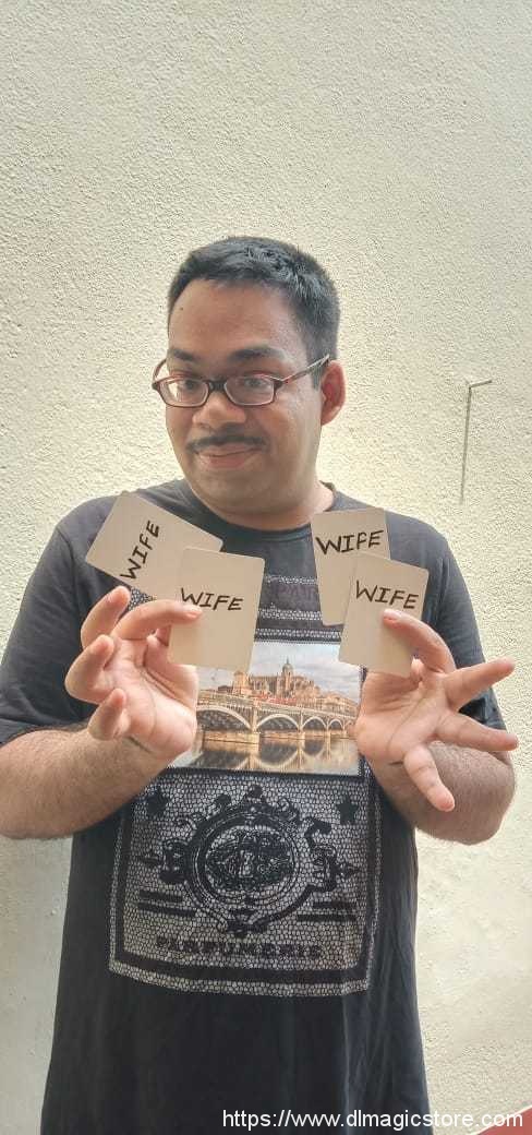 Wifey:The wife disappearing trick by Magician Dibya Guha (Instant Download)