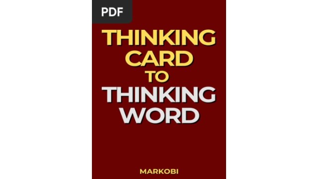 Thinking Card to Thinking Word by Markobi（French）
