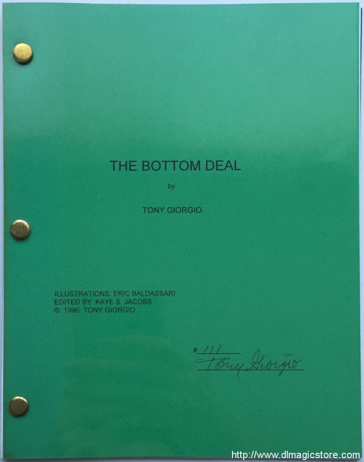 Tony Giorgio – The Bottom Deal