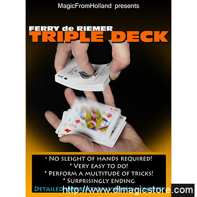 Triple Deck by Ferry De Riemer (Deck Not Included)