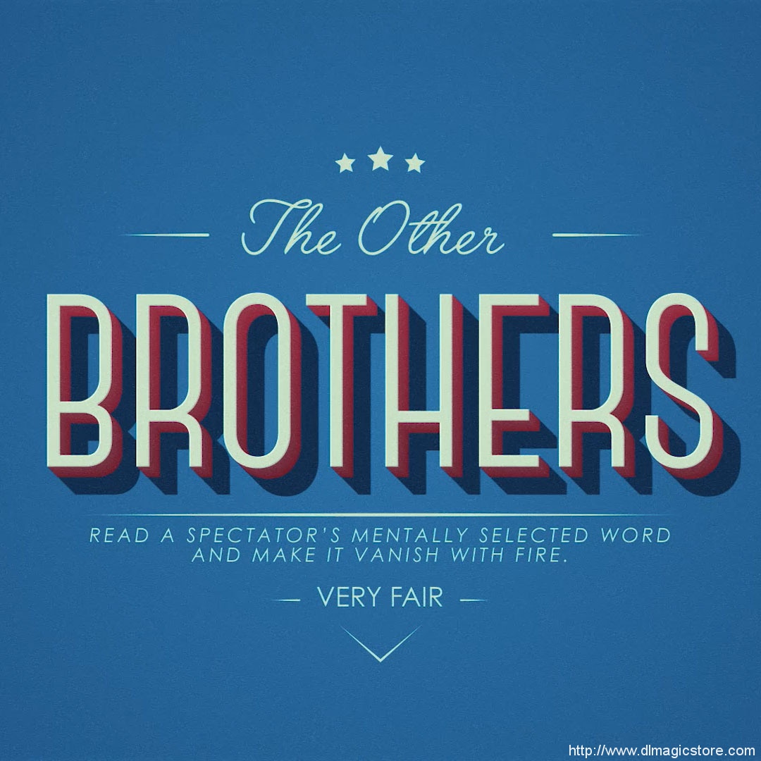 Very Fair by The Other Brothers (Instant Download)