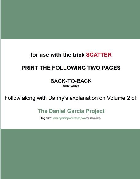 Scatter Patterns by Daniel Garcia