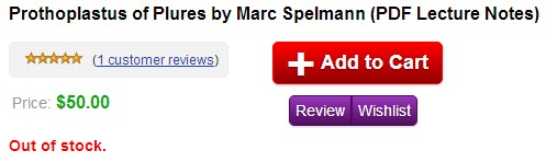 Prothoplastus of Plures by Marc Spelmann PDF Lecture Notes