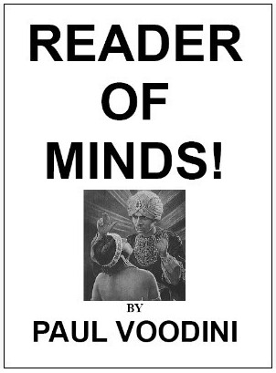 Reader of Minds by Paul Voodini