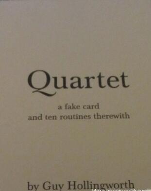 Quartet book by Guy Hollingworth