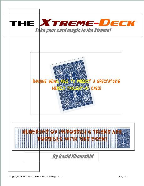 Xtreme Deck by David Khourshid