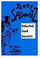 Selected Card Secrets by Jerry Sadowitz