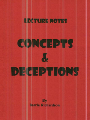 Concepts And Deceptions by Barrie Richardson