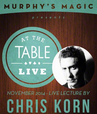 At the Table Live Lecture by Chris Korn