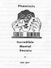 Incredible Mental Secrets by Phantini